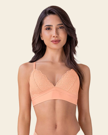 Brasier sin arco Liso y Encaje#color_170-mandarina