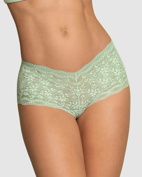 Bloomer estilo hipster en encaje sexy con refuerzo en algodón#color_475-verde-claro