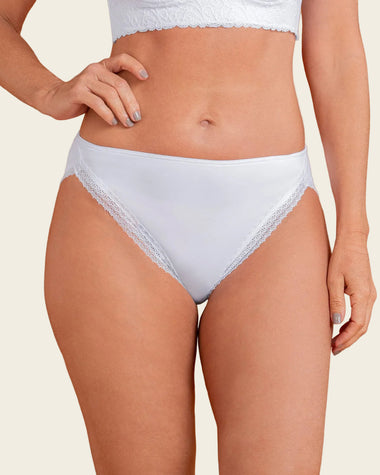 Bloomer tipo bikini con encaje decorativo en piernas#color_000-blanco