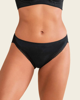 Bloomer tipo bikini con encaje decorativo en piernas#color_700-negro