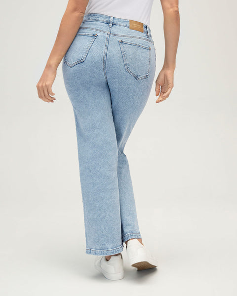 Jean bota ancha esencial para mujer#color_022-azul-claro