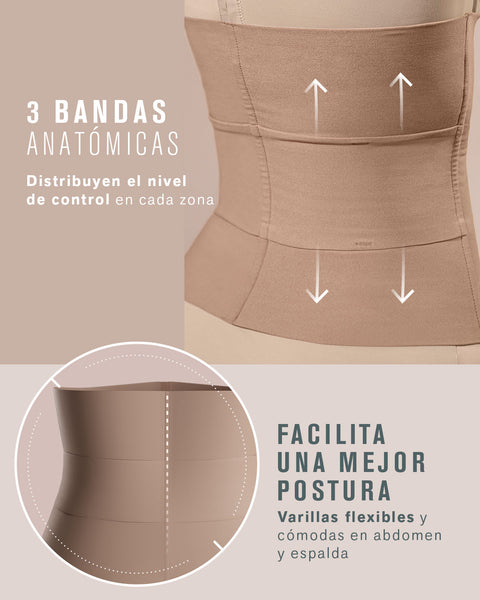 Faja cinturilla de control moderado tecnología SkinFuse#all_variants