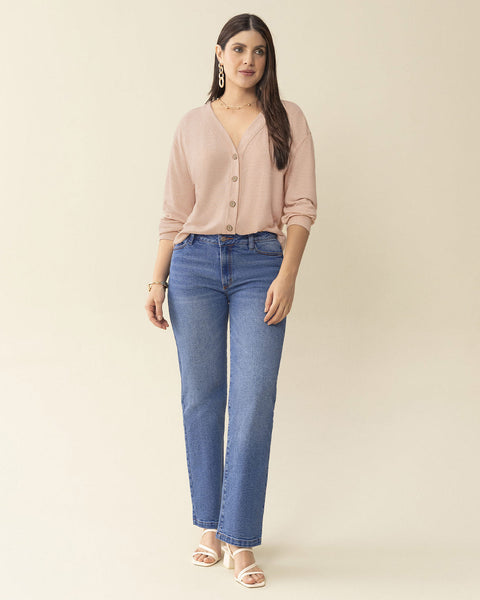 Blusa manga larga de tacto extrasuave#color_180-palo-rosa