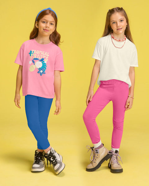Paquete x2 blusas manga corta para niña#color_s06-rosado-estampado-marfil