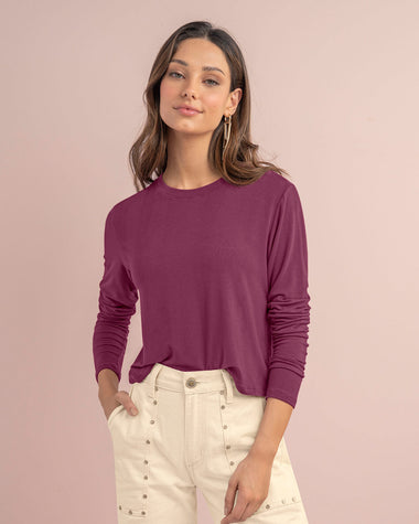 Blusa manga larga silueta crop#color_409-uva