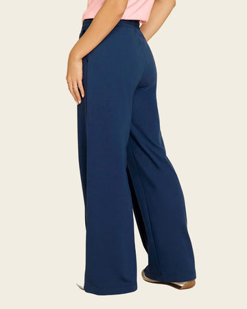 Pantalón tipo jogger con bota ancha#color_c41-azul-medio