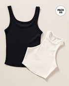 Pack x2 Blusa + Crop top#color_s01-negro-blanco