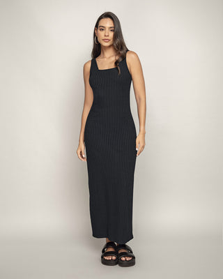 Vestido manga sisa doble escote#color_700-negro