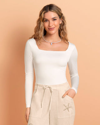 Blusa manga larga ajustada#color_018-marfil