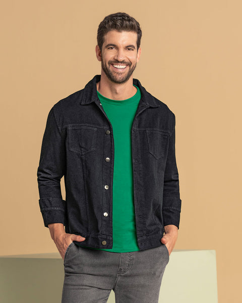 Camisa cuello redondo manga corta#color_601-verde-claro