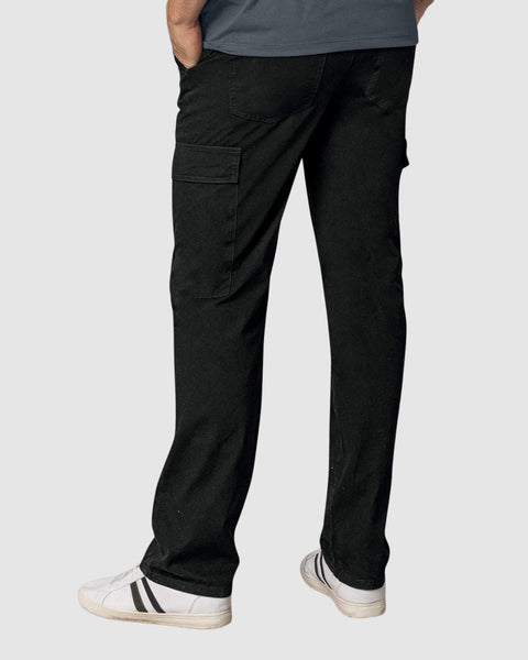 Pantalón con bolsillos tipo cargo#color_700-negro
