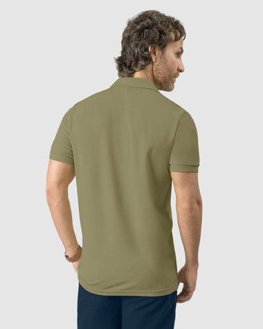 Camisa tipo polo manga corta masculina#color_624-verde-pistacho