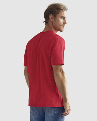 Blusa básica en algodón#color_c36-rojo