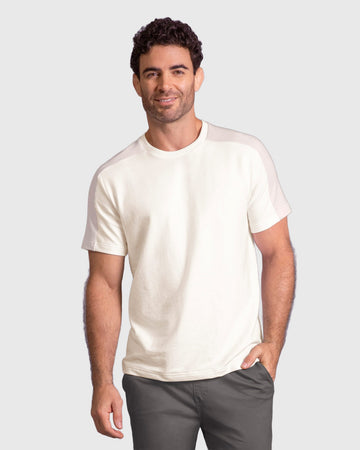 Camisa básica con cortes decorativos en hombros#color_c76-beige