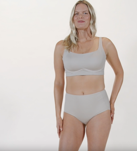 Bloomer clásico efecto invisible de control fuerte en abdomen#color_802-cafe-claro